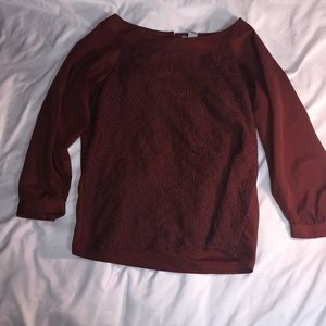 Cute dark orange top